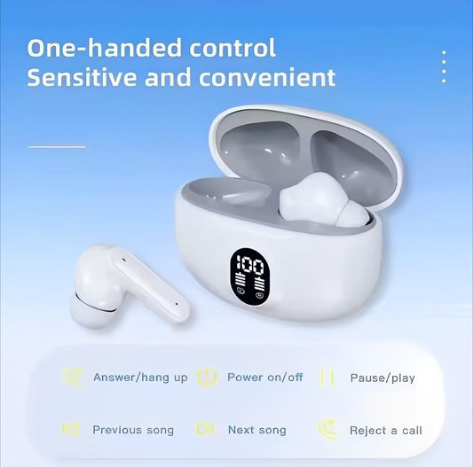 TWS In-Ear Stereo Gaming Earbuds with Display &amp; Bluetooth