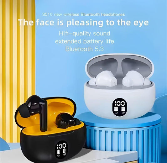 TWS In-Ear Stereo Gaming Earbuds with Display &amp; Bluetooth