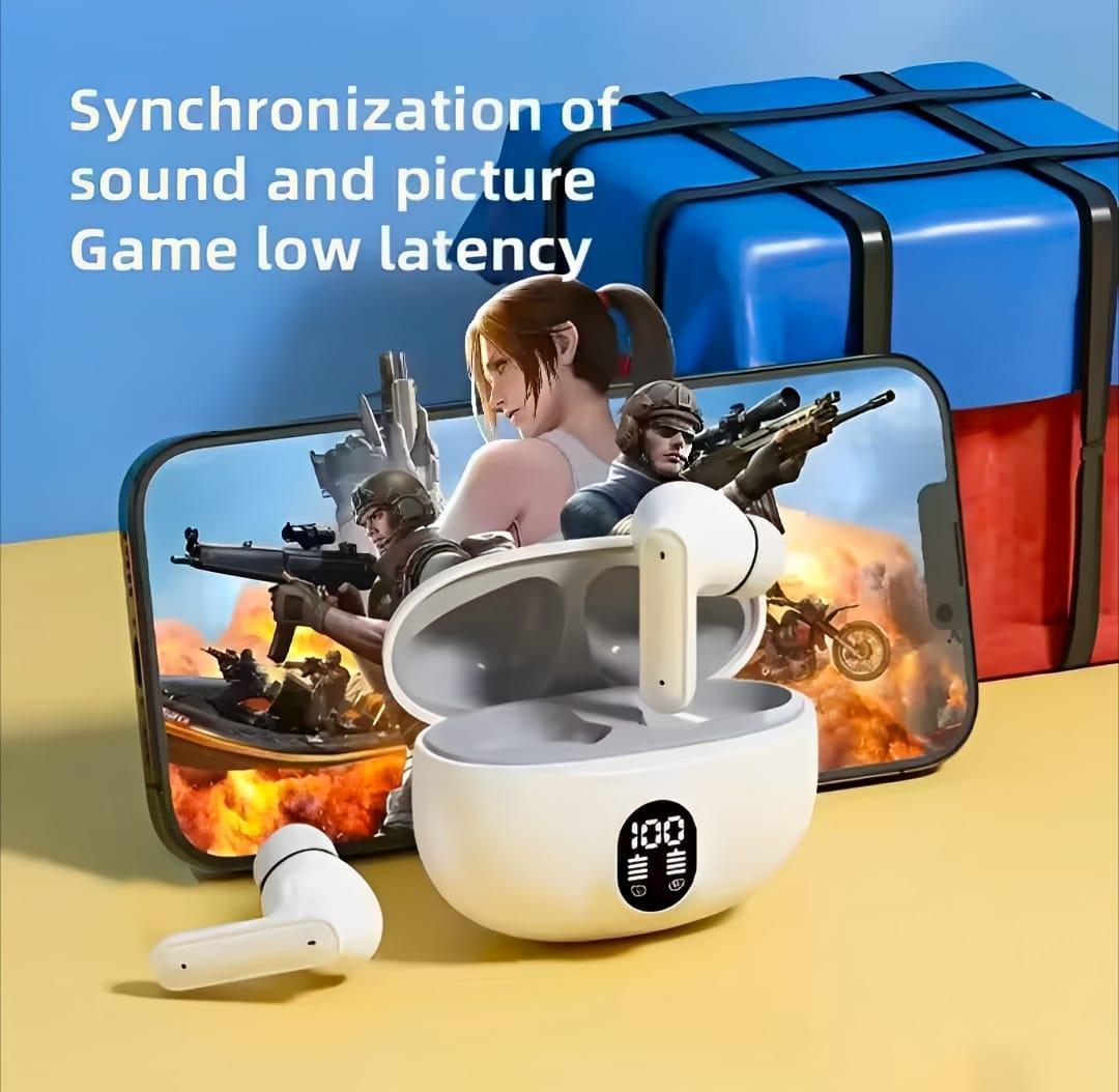 TWS In-Ear Stereo Gaming Earbuds with Display &amp; Bluetooth
